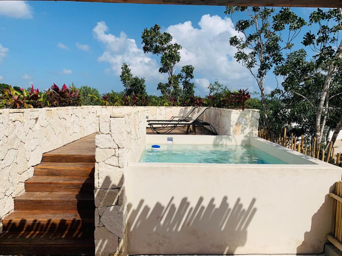 Vida Jungle Boho Apart 9 With Special Fee To Access Hotel Bardo Tulum Bagian luar foto