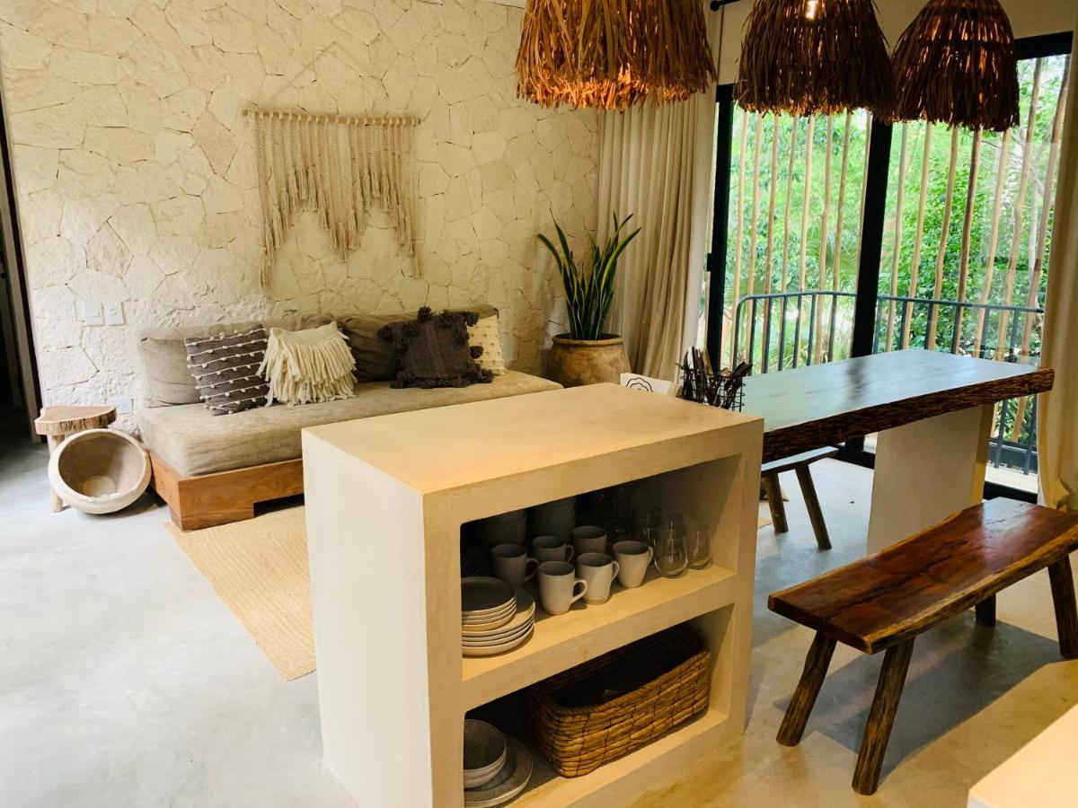 Vida Jungle Boho Apart 9 With Special Fee To Access Hotel Bardo Tulum Bagian luar foto