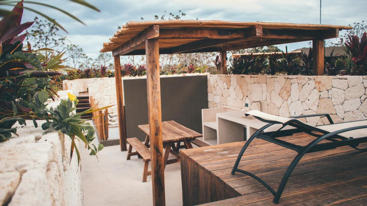 Vida Jungle Boho Apart 9 With Special Fee To Access Hotel Bardo Tulum Bagian luar foto