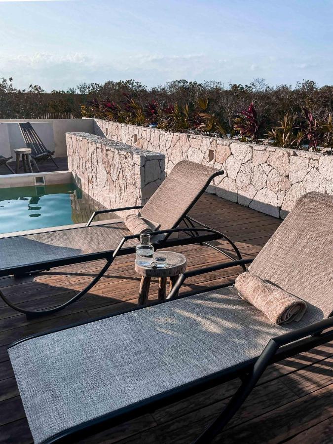 Vida Jungle Boho Apart 9 With Special Fee To Access Hotel Bardo Tulum Bagian luar foto
