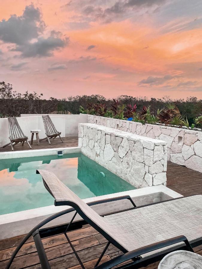 Vida Jungle Boho Apart 9 With Special Fee To Access Hotel Bardo Tulum Bagian luar foto
