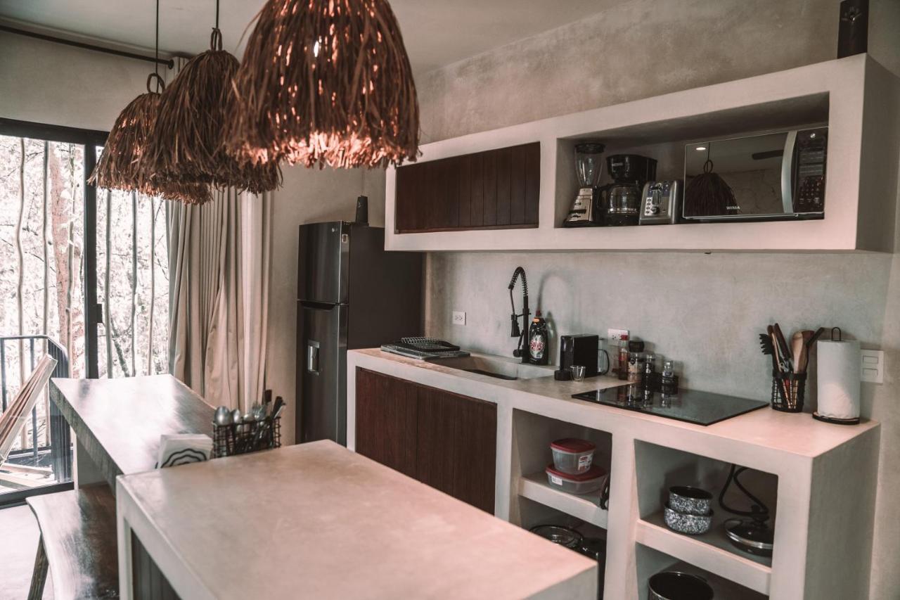 Vida Jungle Boho Apart 9 With Special Fee To Access Hotel Bardo Tulum Bagian luar foto